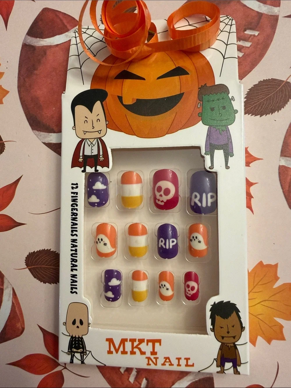 Kids Halloween Press-On Nails (Variety Available)